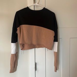 Missguided cropped sweatshirt